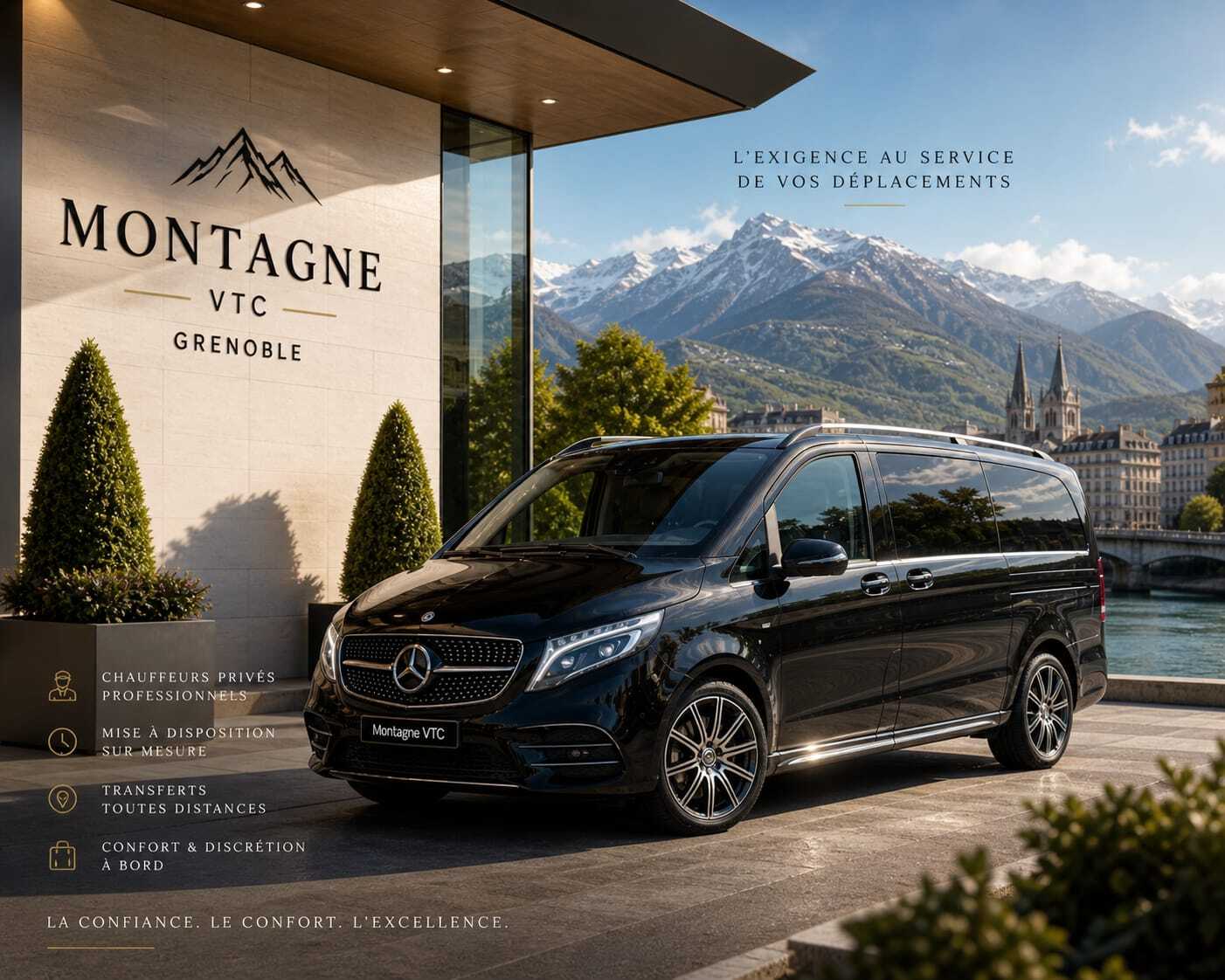 Chauffeur privé Mercedes Classe V Grenoble