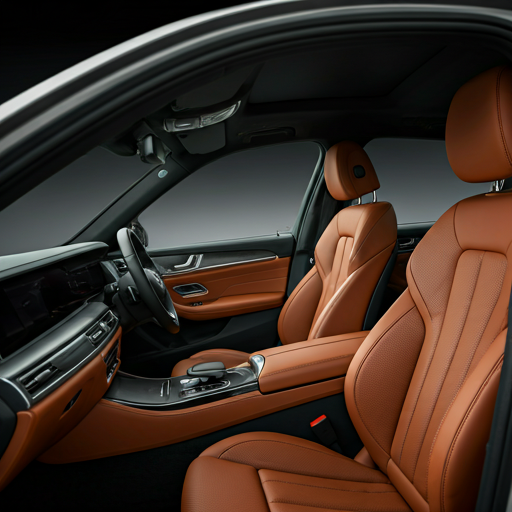 Luxury car interior